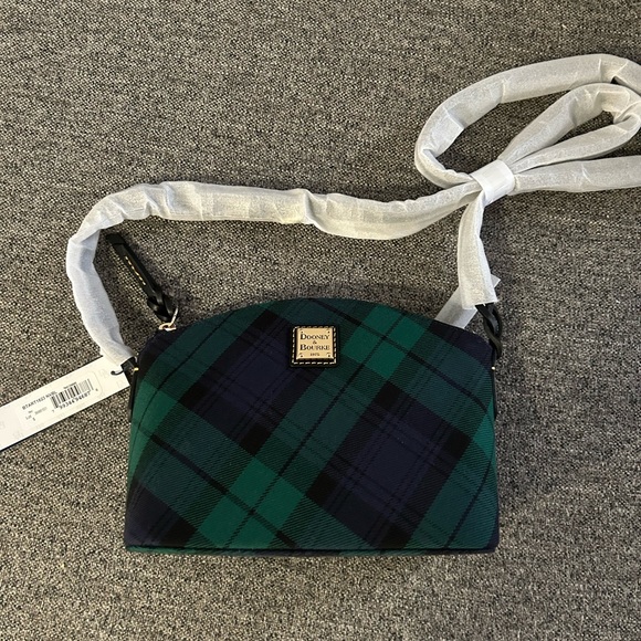 Dooney & Bourke Bags Nwt Dooney Burke Blue Tartan Penny Crossbody Purse Poshmark